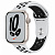 Купить Apple Watch Series 7 // 45мм GPS // Корпус из алюминия цвета «сияющая звезда», спортивный ремешок Nike цвета «чистая платина/чёрный»