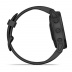 Мультиспортивные часы Garmin Fenix 6S Pro (42mm), стальной черный корпус, черный силиконовый ремешок
