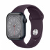 Apple Watch Series 8 // 41мм GPS // Корпус из алюминия цвета "темная ночь", спортивный ремешок цвета "бузина"