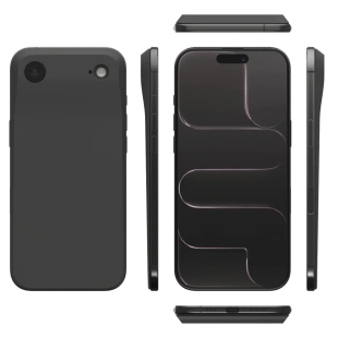 Чехол для iPhone 17 Air MYNUS BACK с MagSafe (Черный)