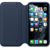Кожаный чехол Folio для iPhone 11 Pro, цвет «синяя пучина», оригинальный Apple
