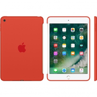 Силиконовый чехол для iPad mini 4, оранжевый цвет