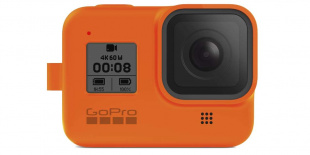 Чехол + ремешок для камеры GoPro HERO8 (Sleeve + Lanyard), Hyper Orange