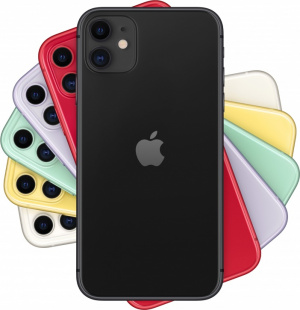 iPhone 11 64Gb (Dual SIM) Black / с двумя SIM-картами
