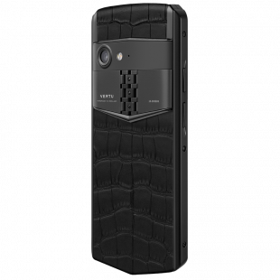 Vertu Aster P Gothic Titanium Matt Black Alligator