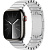 Купить Apple Watch Series 9 // 41мм GPS+Cellular // Корпус из нержавеющей стали графитового цвета, блочный браслет из нержавеющей стали серебристого цвета