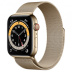 Apple Watch Series 6 // 44мм GPS + Cellular // Корпус из нержавеющей стали золотого цвета, миланский сетчатый браслет золотого цвета Apple Watch Series 6 // 44мм GPS + Cellular // Корпус из нержавеющей стали золотого цвета, миланский сетчатый браслет золотого цвета