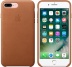 Кожаный чехол для iPhone 7+ (Plus)/8+ (Plus), золотисто-коричневый цвет, оригинальный Apple