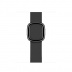 Apple Watch Series 5 // 40мм GPS + Cellular // Корпус из нержавеющей стали золотого цвета, ремешок черного цвета, с современной пряжкой (Modern Buckle), размер ремешка L