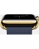 Apple Watch Edition 42мм, 18-каратное жёлтое золото, тёмно-синий ремешок с классической пряжкой