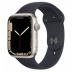 Apple Watch Series 7 // 45мм GPS // Корпус из алюминия цвета «сияющая звезда», спортивный ремешок цвета «тёмная ночь»