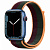 Купить Apple Watch Series 7 // 45мм GPS + Cellular // Корпус из алюминия синего цвета, спортивный браслет цвета «тёмная вишня/зелёный лес»
