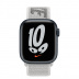 Apple Watch Series 7 // 41мм GPS // Корпус из алюминия цвета «тёмная ночь», спортивный браслет Nike цвета «снежная вершина»