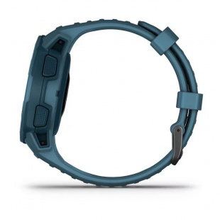 Туристические умные часы Garmin Instinct (45mm), корпус и силиконовый ремешок цвета Lakeside Blue