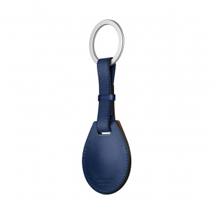 Брелок AirTag Hermès с кольцом для ключей, цвет Bleu Saphir