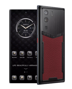 Телефон Vertu METAVERTU 5G Web3, Calf Leather (Raspberry Red/Малиново-красный)