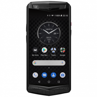 Vertu Aster P Gothic Titanium Matt Black Alligator