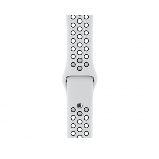 Apple Watch Series 3 Nike+ // 42мм GPS // Корпус из серебристого алюминия, спортивный ремешок Nike цвета «чистая платина/чёрный» (MQL32)