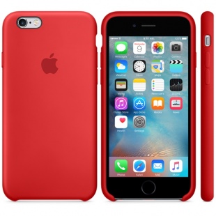 Силиконовый чехол для iPhone 6s – (PRODUCT)RED