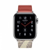 Apple Watch Series 5 Hermès // 40мм GPS + Cellular // Корпус из нержавеющей стали, ремешок Single Tour из кожи Swift цвета Brique/Béton