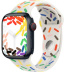 Apple Watch Series 9 // 45мм GPS+Cellular // Корпус из алюминия цвета "темная ночь", спортивный ремешок цвета Pride Edition