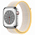 Купить Apple Watch Series 8 // 45мм GPS + Cellular // Корпус из нержавеющей стали серебристого цвета, спортивный браслет цвета "сияющая звезда"