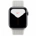 Apple Watch Series 5 // 40мм GPS + Cellular // Корпус из алюминия цвета «серый космос», спортивный браслет Nike цвета «снежная вершина»