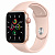 Купить Apple Watch SE // 44мм GPS + Cellular // Корпус из алюминия золотого цвета, спортивный ремешок цвета «Розовый песок» (2020)