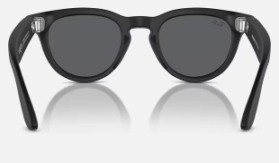 Умные очки Ray-Ban Stories Headliner (Черная матовая оправа, графитово-черные линзы)