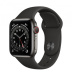 Apple Watch Series 6 // 40мм GPS + Cellular // Корпус из нержавеющей стали графитового цвета, спортивный ремешок черного цвета Apple Watch Series 6 // 40мм GPS + Cellular // Корпус из нержавеющей стали графитового цвета, спортивный ремешок черного цвета