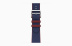 Apple Watch Series 9 Hermès // 41мм GPS+Cellular // Корпус из нержавеющей стали серебристого цвета, ремешок Twill Jump Single Tour цвета Navy/Rouge H