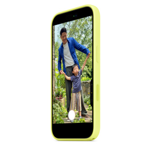 Силиконовый чехол MagSafe для iPhone 17 (Neon Yellow)