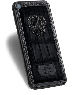 Caviar iPhone 7 Atlante Russia Alligatore Black Edition