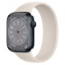 Apple Watch Series 8 // 45мм GPS // Корпус из алюминия цвета "темная ночь", монобраслет цвета "сияющая звезда" Apple Watch Series 8 // 45мм GPS // Корпус из алюминия цвета "темная ночь", монобраслет цвета "сияющая звезда"