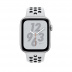 Apple Watch Series 4 Nike+ // 40мм GPS // Корпус из алюминия серебристого цвета, спортивный ремешок Nike цвета «чистая платина/чёрный» (MU6H2)