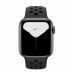 Apple Watch Series 5 // 40мм GPS + Cellular // Корпус из алюминия цвета «серый космос», спортивный ремешок Nike цвета «антрацитовый/чёрный»