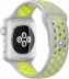Apple Watch Series 2 Nike+ 42мм Корпус из серебристого алюминия, спортивный ремешок Nike цвета «листовое серебро/салатовый» (MNYQ2)