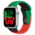 Apple Watch Series 8 // 45мм GPS // Корпус из алюминия серебристого цвета, спортивный ремешок цвета Black Unity