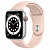 Купить Apple Watch Series 6 // 44мм GPS + Cellular // Корпус из алюминия серебристого цвета, спортивный ремешок цвета «Розовый песок»