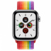 Apple Watch Series 5 // 44мм GPS + Cellular // Корпус из нержавеющей стали, спортивный браслет радужного цвета Apple Watch Series 5 // 44мм GPS + Cellular // Корпус из нержавеющей стали, спортивный браслет радужного цвета