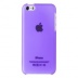 Накладка пластиковая XINBO для iPhone 5C толщина 0.5 мм фиолетовая