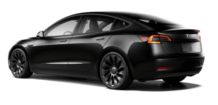 Tesla Model 3 Performance, Solid Black