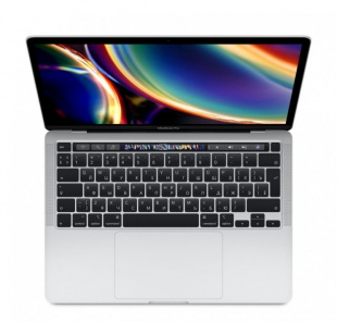 MacBook Pro 13" «Серебристый» (MXK72) + Touch Bar и Touch ID // Core i5 1,4 ГГц, 8 ГБ, 512 ГБ SSD,  Intel Iris Plus Graphics 645 (Mid 2020)