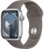 Apple Watch Series 9 // 45мм GPS // Корпус из алюминия серебристого цвета, спортивный ремешок цвета "глина"