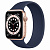 Купить Apple Watch Series 6 // 44мм GPS // Корпус из алюминия золотого цвета, монобраслет цвета «Тёмный ультрамарин»