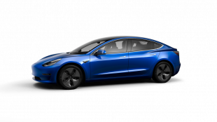 Tesla Model 3 Long Range Battery Blue Metallic