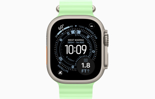 Apple Watch Ultra 3 (2025) // 49мм GPS+Cellular // Корпус из титана, ремешок Ocean Band неоново-зеленого цвета