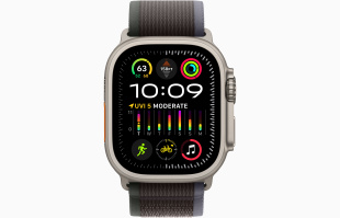 Apple Watch Ultra 2 // 49мм GPS + Cellular // Корпус из титана, ремешок Trail Loop черно-синего цвета, M/L