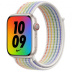 Apple Watch Series 7 // 45мм GPS + Cellular // Корпус из алюминия цвета «сияющая звезда», спортивный браслет Nike радужного цвета