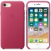 Кожаный чехол для iPhone 7/8, цвет «розовая фуксия», оригинальный Apple, оригинальный Apple